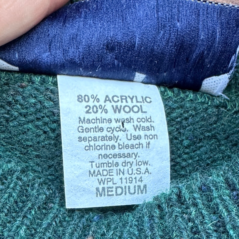 Canyon Sky Green Sweater embroidered duck - Picture 3 of 4